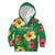 Custom Vanuatu Cricket Kid Hoodie 2024 Tropical Flowers Version