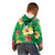 Custom Vanuatu Cricket Kid Hoodie 2024 Tropical Flowers Version