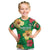 Custom Vanuatu Cricket Kid T Shirt 2024 Tropical Flowers Version