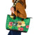 Custom Vanuatu Cricket Leather Tote Bag 2024 Tropical Flowers Version