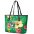 Custom Vanuatu Cricket Leather Tote Bag 2024 Tropical Flowers Version