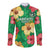 Custom Vanuatu Cricket Long Sleeve Button Shirt 2024 Tropical Flowers Version