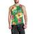 Custom Vanuatu Cricket Men Tank Top 2024 Tropical Flowers Version