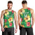 Custom Vanuatu Cricket Men Tank Top 2024 Tropical Flowers Version