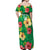 Custom Vanuatu Cricket Off Shoulder Maxi Dress 2024 Tropical Flowers Version