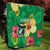 Custom Vanuatu Cricket Quilt 2024 Tropical Flowers Version