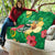 Custom Vanuatu Cricket Quilt 2024 Tropical Flowers Version