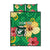 Custom Vanuatu Cricket Quilt Bed Set 2024 Tropical Flowers Version