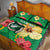 Custom Vanuatu Cricket Quilt Bed Set 2024 Tropical Flowers Version