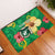 Custom Vanuatu Cricket Rubber Doormat 2024 Tropical Flowers Version