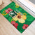 Custom Vanuatu Cricket Rubber Doormat 2024 Tropical Flowers Version