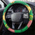 Vanuatu Cricket Steering Wheel Cover 2024 Tropical Flowers Version