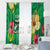 Custom Vanuatu Cricket Window Curtain 2024 Tropical Flowers Version