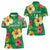 Custom Vanuatu Cricket Women Polo Shirt 2024 Tropical Flowers Version