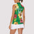 Custom Vanuatu Cricket Women Sleeveless Polo Shirt 2024 Tropical Flowers Version