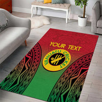 Custom Vanuatu Cricket Area Rug 2024 Polynesian Pattern Sporty Style LT14 - Polynesian Pride