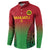 Custom Vanuatu Cricket Button Sweatshirt 2024 Polynesian Pattern Sporty Style