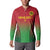 Custom Vanuatu Cricket Button Sweatshirt 2024 Polynesian Pattern Sporty Style