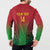 Custom Vanuatu Cricket Button Sweatshirt 2024 Polynesian Pattern Sporty Style