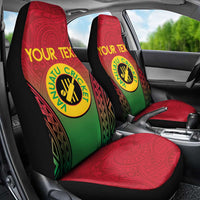 Custom Vanuatu Cricket Car Seat Cover 2024 Polynesian Pattern Sporty Style LT14 - Polynesian Pride