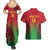 Custom Vanuatu Cricket Couples Matching Summer Maxi Dress and Hawaiian Shirt 2024 Polynesian Pattern Sporty Style