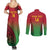 Custom Vanuatu Cricket Couples Matching Summer Maxi Dress and Long Sleeve Button Shirt 2024 Polynesian Pattern Sporty Style