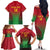 Custom Vanuatu Cricket Family Matching Off The Shoulder Long Sleeve Dress and Hawaiian Shirt 2024 Polynesian Pattern Sporty Style