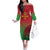 Custom Vanuatu Cricket Family Matching Off The Shoulder Long Sleeve Dress and Hawaiian Shirt 2024 Polynesian Pattern Sporty Style