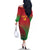 Custom Vanuatu Cricket Family Matching Off The Shoulder Long Sleeve Dress and Hawaiian Shirt 2024 Polynesian Pattern Sporty Style