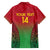 Custom Vanuatu Cricket Family Matching Puletasi and Hawaiian Shirt 2024 Polynesian Pattern Sporty Style