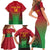 Custom Vanuatu Cricket Family Matching Short Sleeve Bodycon Dress and Hawaiian Shirt 2024 Polynesian Pattern Sporty Style