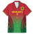 Custom Vanuatu Cricket Family Matching Short Sleeve Bodycon Dress and Hawaiian Shirt 2024 Polynesian Pattern Sporty Style