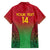 Custom Vanuatu Cricket Family Matching Short Sleeve Bodycon Dress and Hawaiian Shirt 2024 Polynesian Pattern Sporty Style