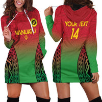 Custom Vanuatu Cricket Hoodie Dress 2024 Polynesian Pattern Sporty Style LT14 - Polynesian Pride