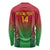 Custom Vanuatu Cricket Long Sleeve Shirt 2024 Polynesian Pattern Sporty Style