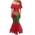 Custom Vanuatu Cricket Mermaid Dress 2024 Polynesian Pattern Sporty Style