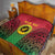 Custom Vanuatu Cricket Quilt 2024 Polynesian Pattern Sporty Style