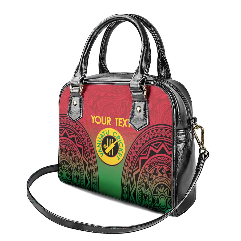 Custom Vanuatu Cricket Shoulder Handbag 2024 Polynesian Pattern Sporty Style LT14 - Polynesian Pride