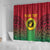 Custom Vanuatu Cricket Shower Curtain 2024 Polynesian Pattern Sporty Style