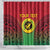 Custom Vanuatu Cricket Shower Curtain 2024 Polynesian Pattern Sporty Style