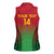 Custom Vanuatu Cricket Women Sleeveless Polo Shirt 2024 Polynesian Pattern Sporty Style