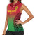 Custom Vanuatu Cricket Women Sleeveless Polo Shirt 2024 Polynesian Pattern Sporty Style