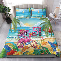 Flamingo Aloha Hawaii Bedding Set It's 5 OClock Somewhere Tropical Vibes LT14 - Polynesian Pride