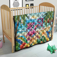 Flamingo Aloha Hawaii Quilt It's 5 OClock Somewhere Tropical Vibes LT14 - Polynesian Pride