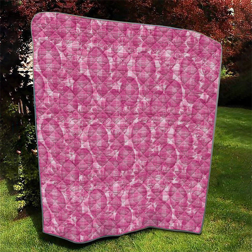 Alaka Hawaii Breadfruit Palaka Motifs Quilt LT14 - Polynesian Pride