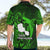 French Polynesia Tahiti Hawaiian Shirt Polynesian Shark Tattoo With Hibiscus Green Version LT14 - Polynesian Pride