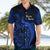 French Polynesia Bora Bora Hawaiian Shirt Polynesian Shark Tattoo With Hibiscus Blue Version LT14 - Polynesian Pride