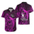 French Polynesia Bora Bora Hawaiian Shirt Polynesian Shark Tattoo With Hibiscus Pink Version LT14 - Polynesian Pride