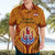 Personalised French Polynesia Hawaiian Shirt Coat Of Arms With Polynesian Plumeria LT14 - Polynesian Pride