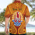 Personalised French Polynesia Hawaiian Shirt Coat Of Arms With Polynesian Plumeria LT14 - Polynesian Pride